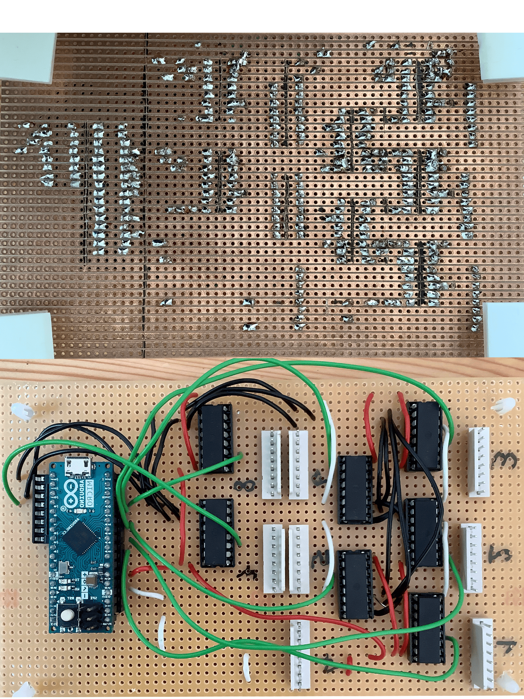 soldered board