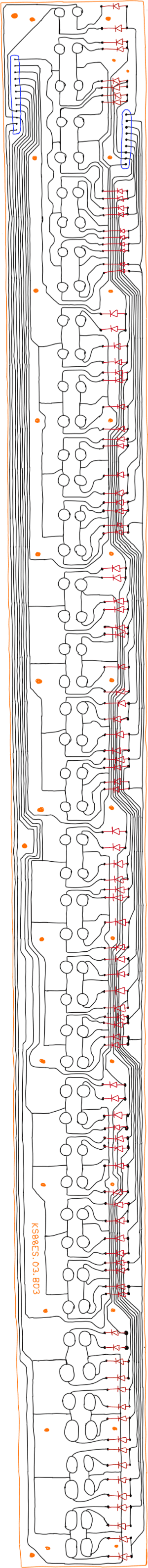 pcb drawn