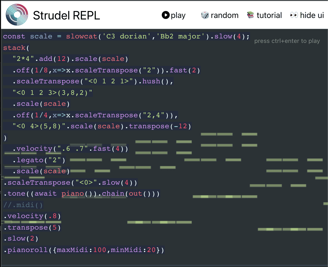strudel repl